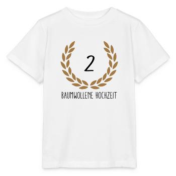 Hochzeitstag 2 - Stanley/Stella Kinder T-Shirt MINI CREATOR  - Weiß - Vorne - Maike (125cm)