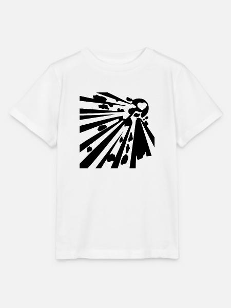 explosiver blak - Stanley/Stella Kinder T-Shirt MINI CREATOR  - Weiß