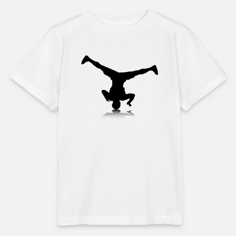 Breakdancer (spin) - Stanley/Stella Kinder T-Shirt MINI CREATOR  - Weiß