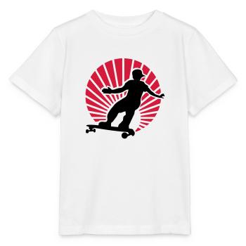 longboard - Stanley/Stella MINI CREATOR Kids’ T-Shirt - white - Front - Maike (125cm)