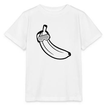 feiern party spass sonnenbrille kopfhoerer dj cool - Stanley/Stella Kinder T-Shirt MINI CREATOR  - Weiß - Vorne - Maike (125cm)