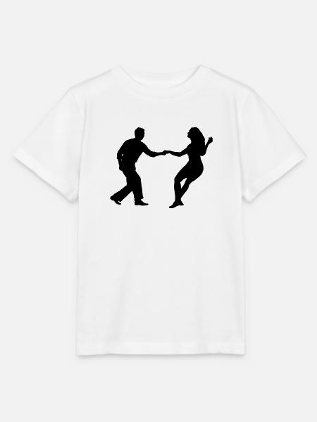 Swing-Tänzer - Stanley/Stella Kinder T-Shirt MINI CREATOR  - Weiß