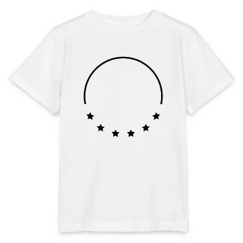 Stars Frame Design - Stanley/Stella Kinder T-Shirt MINI CREATOR  - Weiß - Vorne - Maike (125cm)