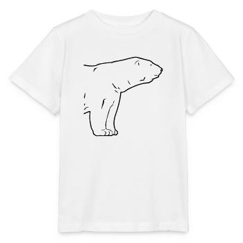 Polar Bear - Eisbär - Stanley/Stella Kinder T-Shirt MINI CREATOR  - Weiß - Vorne - Maike (125cm)
