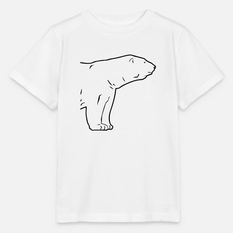 Polar Bear - Eisbär - Stanley/Stella Kinder T-Shirt MINI CREATOR  - Weiß