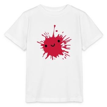Suesser niedlicher Klecks - Stanley/Stella Kinder T-Shirt MINI CREATOR  - Weiß - Vorne - Maike (125cm)