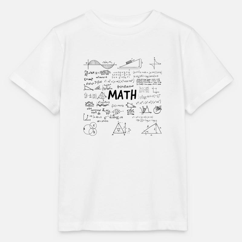 Maths - T-shirt bio MINI CREATOR Stanley/Stella Enfant - blanc