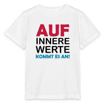 innere werte - Stanley/Stella Kinder T-Shirt MINI CREATOR  - Weiß - Vorne - Maike (125cm)