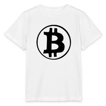 Bitcoin Krypto Währung neu virtuellen Lebens 3 - Stanley/Stella Kinder T-Shirt MINI CREATOR  - Weiß - Vorne - Maike (125cm)