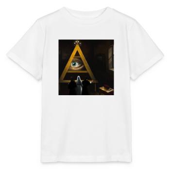 Secret Society All Seeing Eye - Stanley/Stella MINI CREATOR Kids’ T-Shirt - white - Front - Maike (125cm)