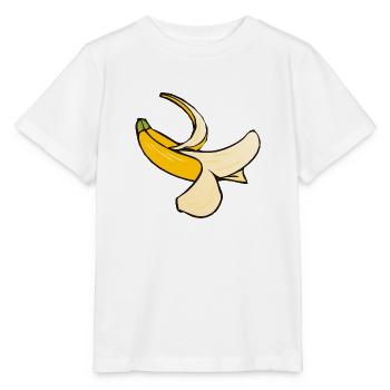 banane - T-shirt bio MINI CREATOR Stanley/Stella Enfant - blanc - Devant - Maike (125cm)