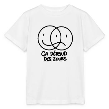 humeurs - T-shirt bio MINI CREATOR Stanley/Stella Enfant - blanc - Devant - Maike (125cm)