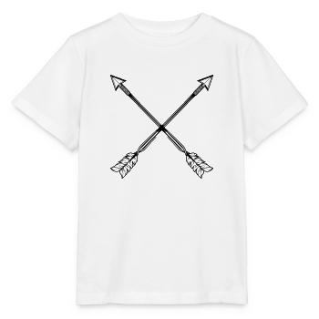 Flèches - T-shirt bio MINI CREATOR Stanley/Stella Enfant - blanc - Devant - Maike (125cm)