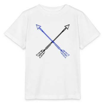 Flèches - T-shirt bio MINI CREATOR Stanley/Stella Enfant - blanc - Devant - Maike (125cm)