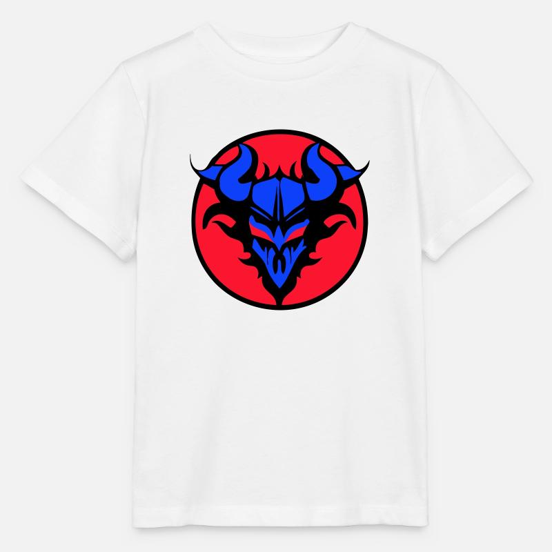 Dämonisch teuflisches Wappen - Stanley/Stella Kinder T-Shirt MINI CREATOR  - Weiß