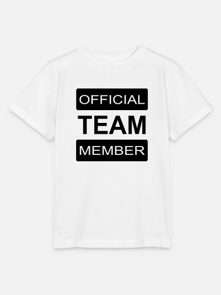 Team Mitglied - Stanley/Stella Kinder T-Shirt MINI CREATOR  - Weiß