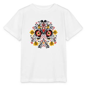 La chouette vintage - T-shirt bio MINI CREATOR Stanley/Stella Enfant - blanc - Devant - Maike (125cm)