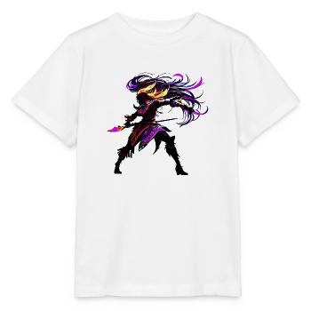 Warrior woman - Stanley/Stella MINI CREATOR Kids’ T-Shirt - white - Front - Maike (125cm)