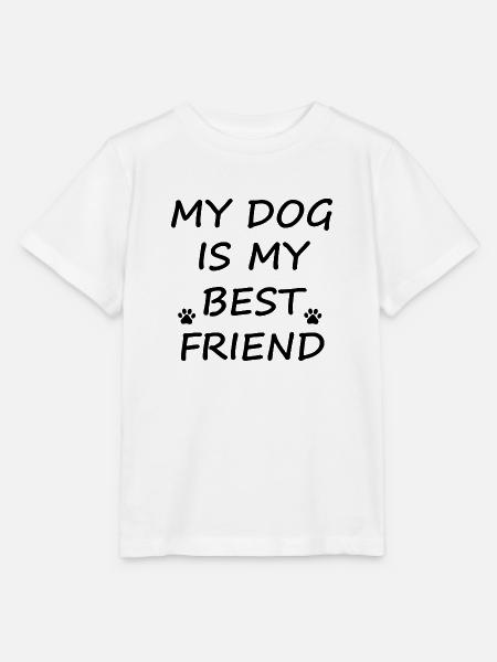 Dog Hund - Stanley/Stella Kinder T-Shirt MINI CREATOR - Weiß