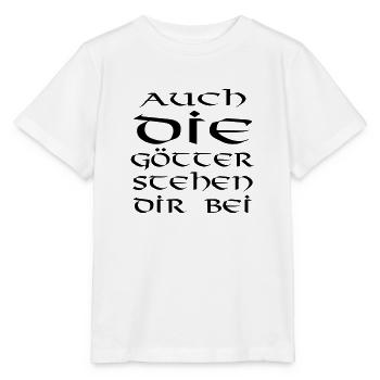 auch die götter - Stanley/Stella Kinder T-Shirt MINI CREATOR  - Weiß - Vorne - Maike (125cm)