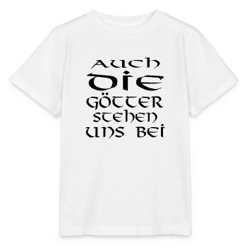 auch die götter stehen - Stanley/Stella Kinder T-Shirt MINI CREATOR  - Weiß - Vorne - Maike (125cm)