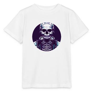 Skeleton - Abstract - Art - Stanley/Stella Kinder T-Shirt MINI CREATOR  - Weiß - Vorne - Maike (125cm)