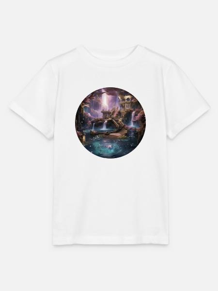 Einhüllende Sternenzauber - Stanley/Stella Kinder T-Shirt MINI CREATOR - Weiß