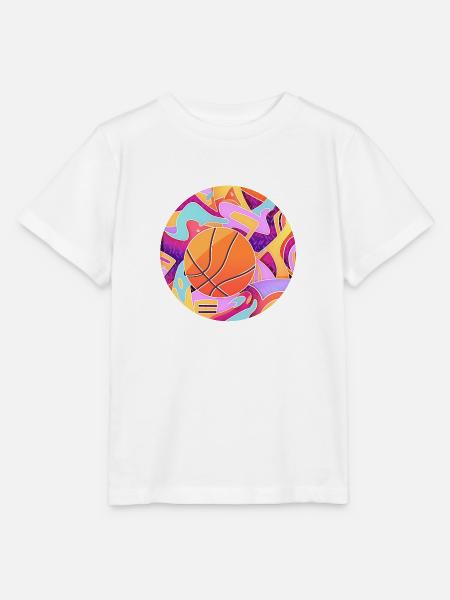 Basketball - Stanley/Stella Kinder T-Shirt MINI CREATOR - Weiß