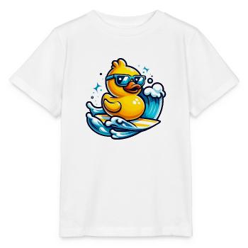 Surf's Up Ducky - Stanley/Stella MINI CREATOR Kids’ T-Shirt - white - Front - Maike (125cm)