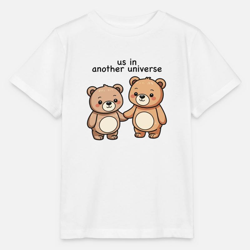 Nous dans un autre univers édition Bears - T-shirt bio MINI CREATOR Stanley/Stella Enfant - blanc