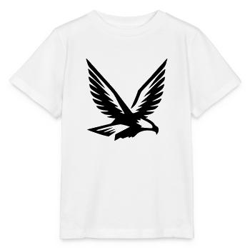 Aigle, faucon, symbole volant, armoiries, vecteur, vecteur - T-shirt bio MINI CREATOR Stanley/Stella Enfant - blanc - Devant - Maike (125cm)