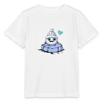 monster love eisscholle - Stanley/Stella Kinder T-Shirt MINI CREATOR  - Weiß - Vorne - Maike (125cm)