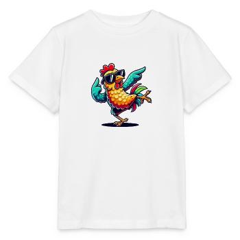 Chicken Comic - Stanley/Stella MINI CREATOR Kids’ T-Shirt - white - Front - Maike (125cm)