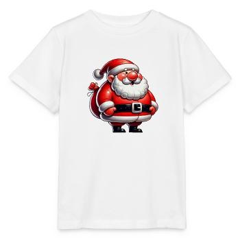 Weihnachtsmann Cartoon - Stanley/Stella Kinder T-Shirt MINI CREATOR  - Weiß - Vorne - Maike (125cm)
