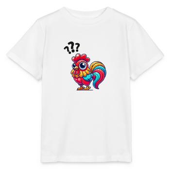 haan haan vraagteken - Stanley/Stella Kinder-T-shirt MINI CREATOR  - wit - Voor - Maike (125cm)