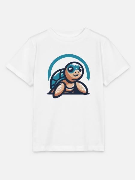 Meeresschildkröte - Stanley/Stella Kinder T-Shirt MINI CREATOR - Weiß