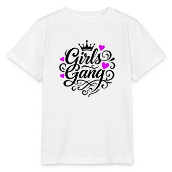 Girl Gang - Stanley/Stella MINI CREATOR Kids’ T-Shirt - white - Front - Maike (125cm)