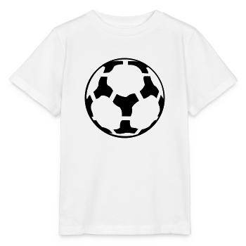 football / soccer ball - Stanley/Stella MINI CREATOR Kids’ T-Shirt - white - Front - Maike (125cm)