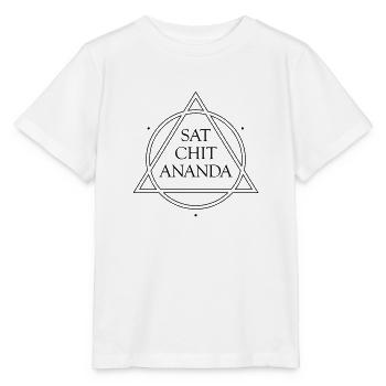 SAT CHIT ANANDA vector - Stanley/Stella Kinder T-Shirt MINI CREATOR  - Weiß - Vorne - Maike (125cm)
