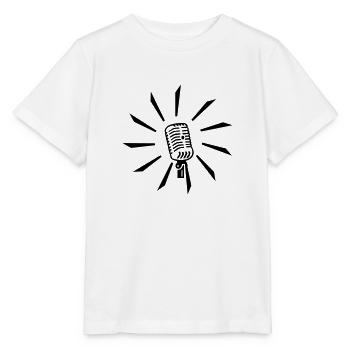 mikrophone / mic (1c) - Stanley/Stella Kinder T-Shirt MINI CREATOR  - Weiß - Vorne - Maike (125cm)