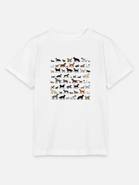 Viele Hunde gehen 2 - Stanley/Stella Kinder T-Shirt MINI CREATOR  - Weiß