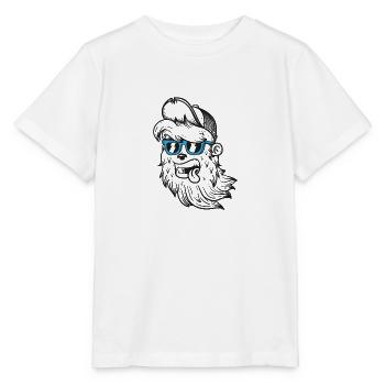 lustiger Hipster - Stanley/Stella Kinder T-Shirt MINI CREATOR  - Weiß - Vorne - Maike (125cm)