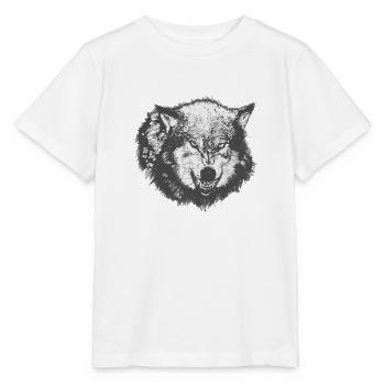 Wolf - Stanley/Stella Kinder T-Shirt MINI CREATOR  - Weiß - Vorne - Maike (125cm)