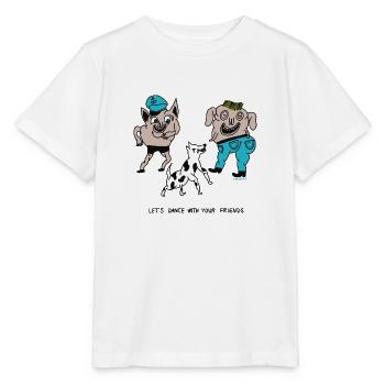 Dansons avec vos amis - T-shirt bio MINI CREATOR Stanley/Stella Enfant - blanc - Devant - Maike (125cm)