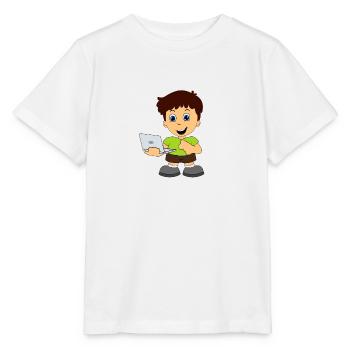 Computer Nerd Internet - Stanley/Stella Kinder T-Shirt MINI CREATOR  - Weiß - Vorne - Maike (125cm)