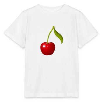 Kirsche - Stanley/Stella Kinder T-Shirt MINI CREATOR  - Weiß - Vorne - Maike (125cm)