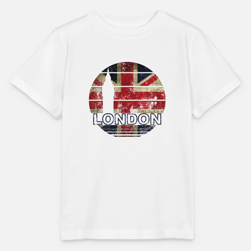 LONDRES ANGLETERRE LONDRES - T-shirt bio MINI CREATOR Stanley/Stella Enfant - blanc