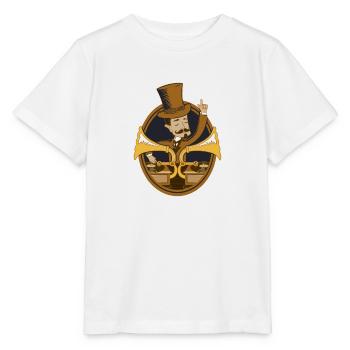 Retro dj vintage - Stanley/Stella MINI CREATOR Kids’ T-Shirt - white - Front - Maike (125cm)