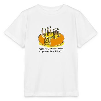 Alter & Käse - Stanley/Stella Kinder T-Shirt MINI CREATOR  - Weiß - Vorne - Maike (125cm)