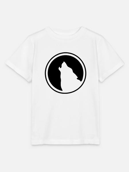 Wolf Logo - Stanley/Stella Kinder T-Shirt MINI CREATOR - Weiß